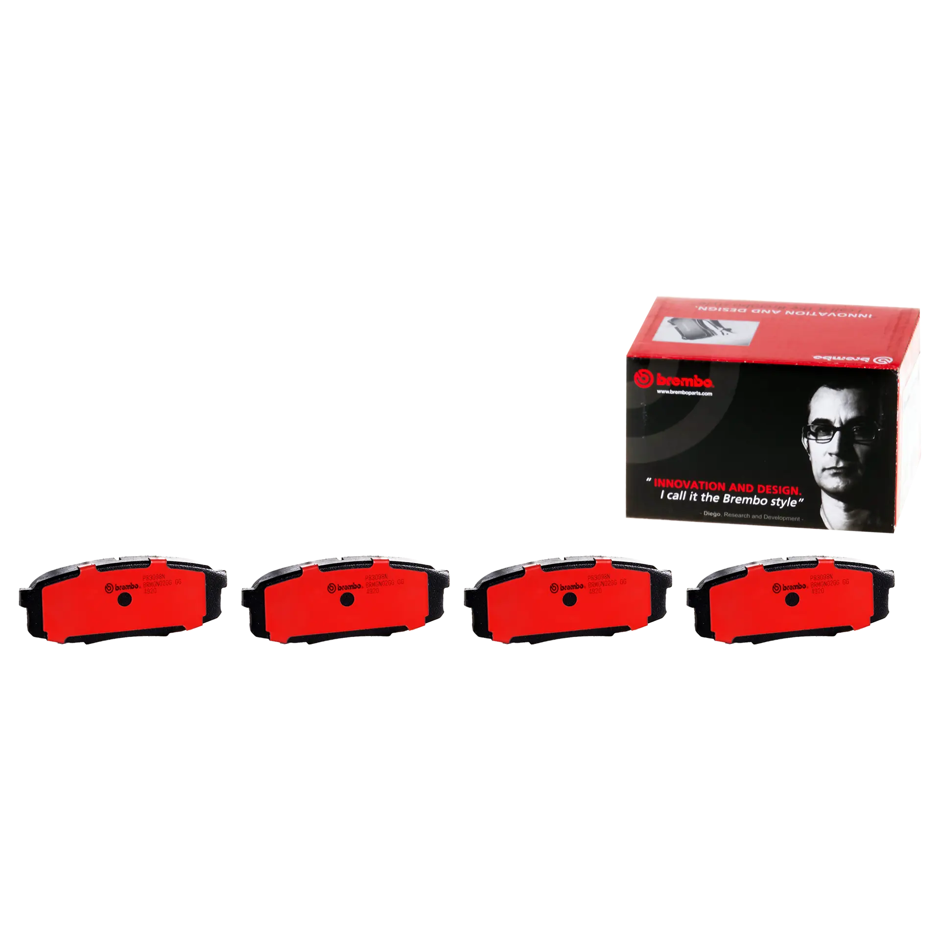 Juego de pastillas de freno BREMBO P83098N
