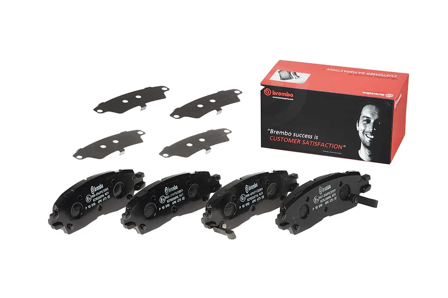 Juego de pastillas de freno BREMBO P 10 010
