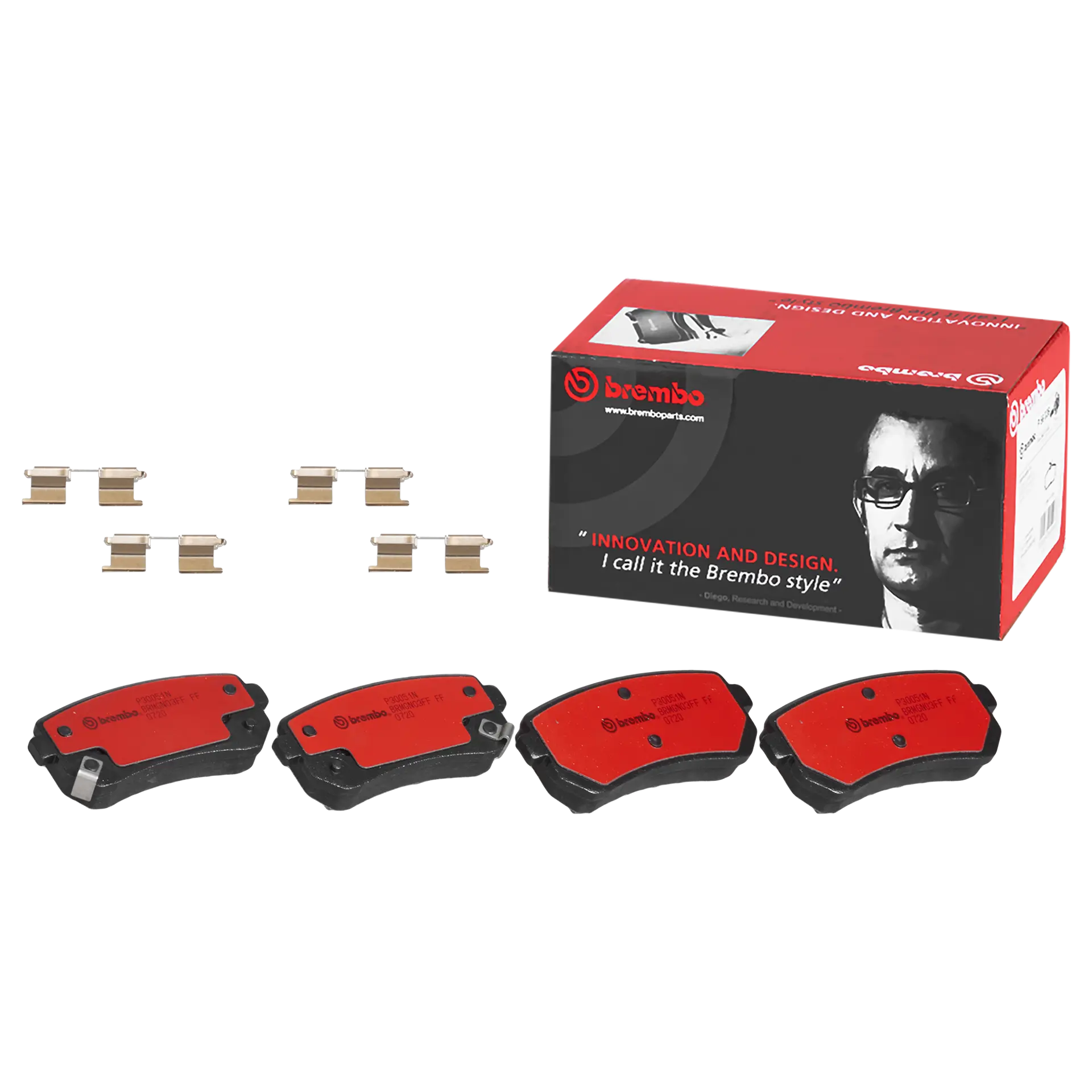 Juego de pastillas de freno BREMBO P30051N