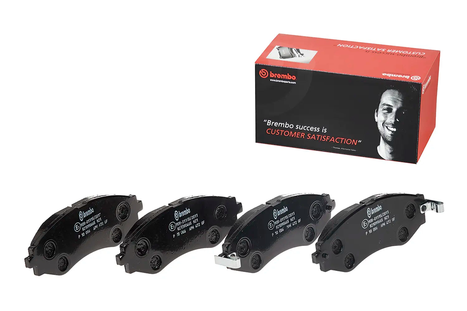 Juego de pastillas de freno BREMBO P 10 006