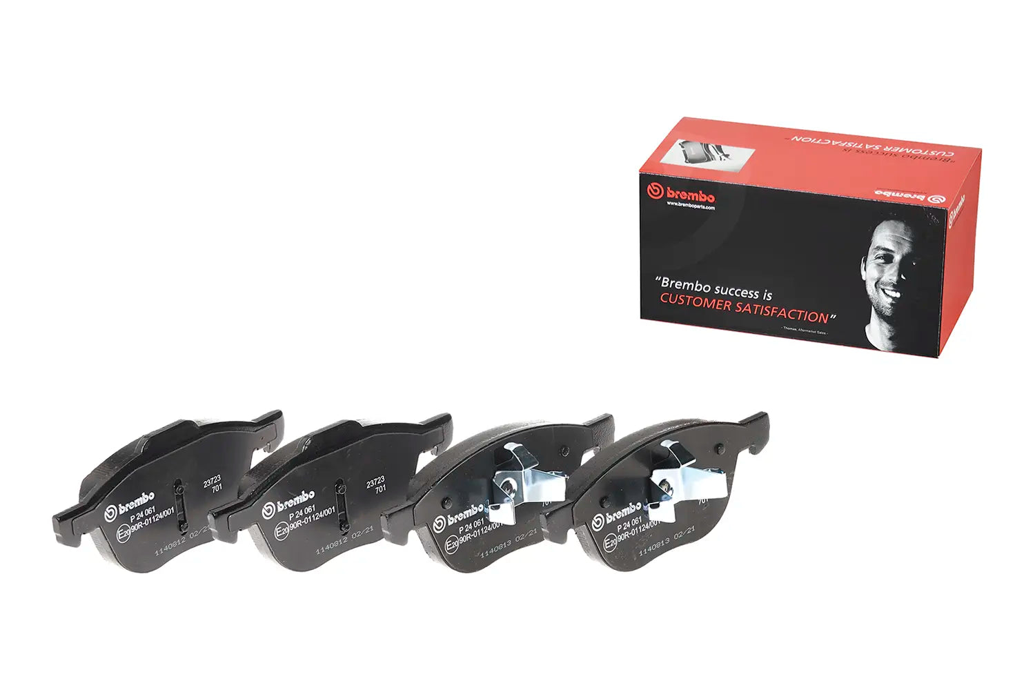 Juego de pastillas de freno BREMBO P 24 061