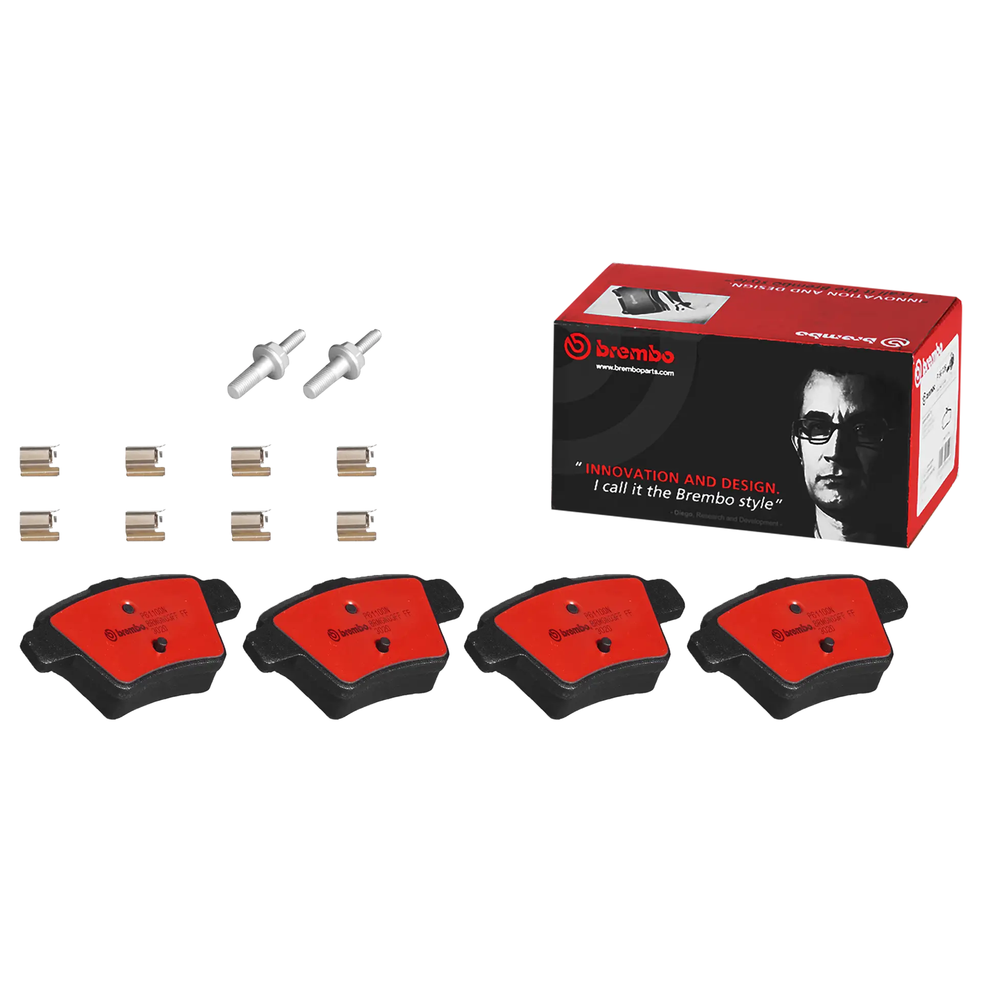 Juego de pastillas de freno BREMBO P61100N