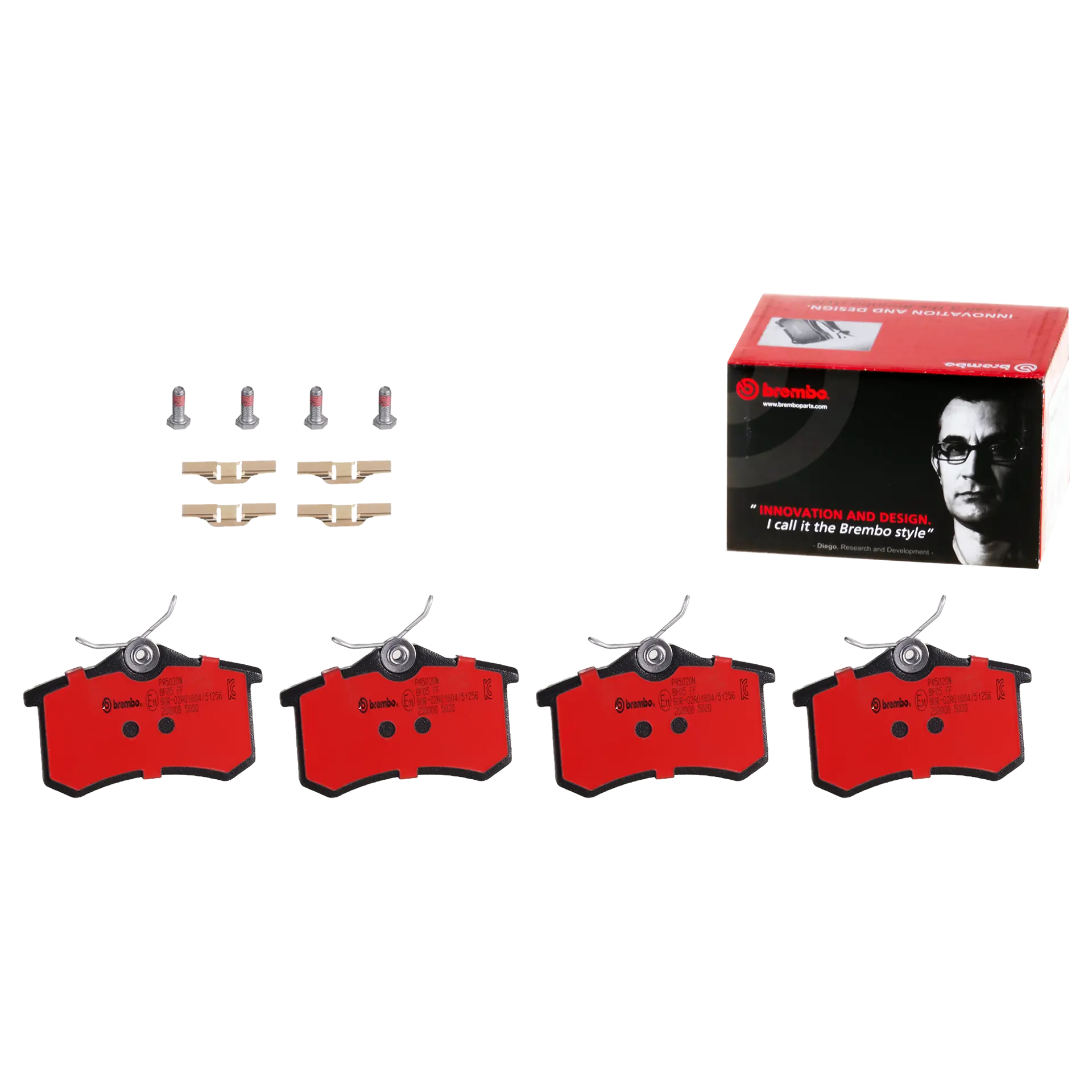 Juego de pastillas de freno BREMBO P85020N