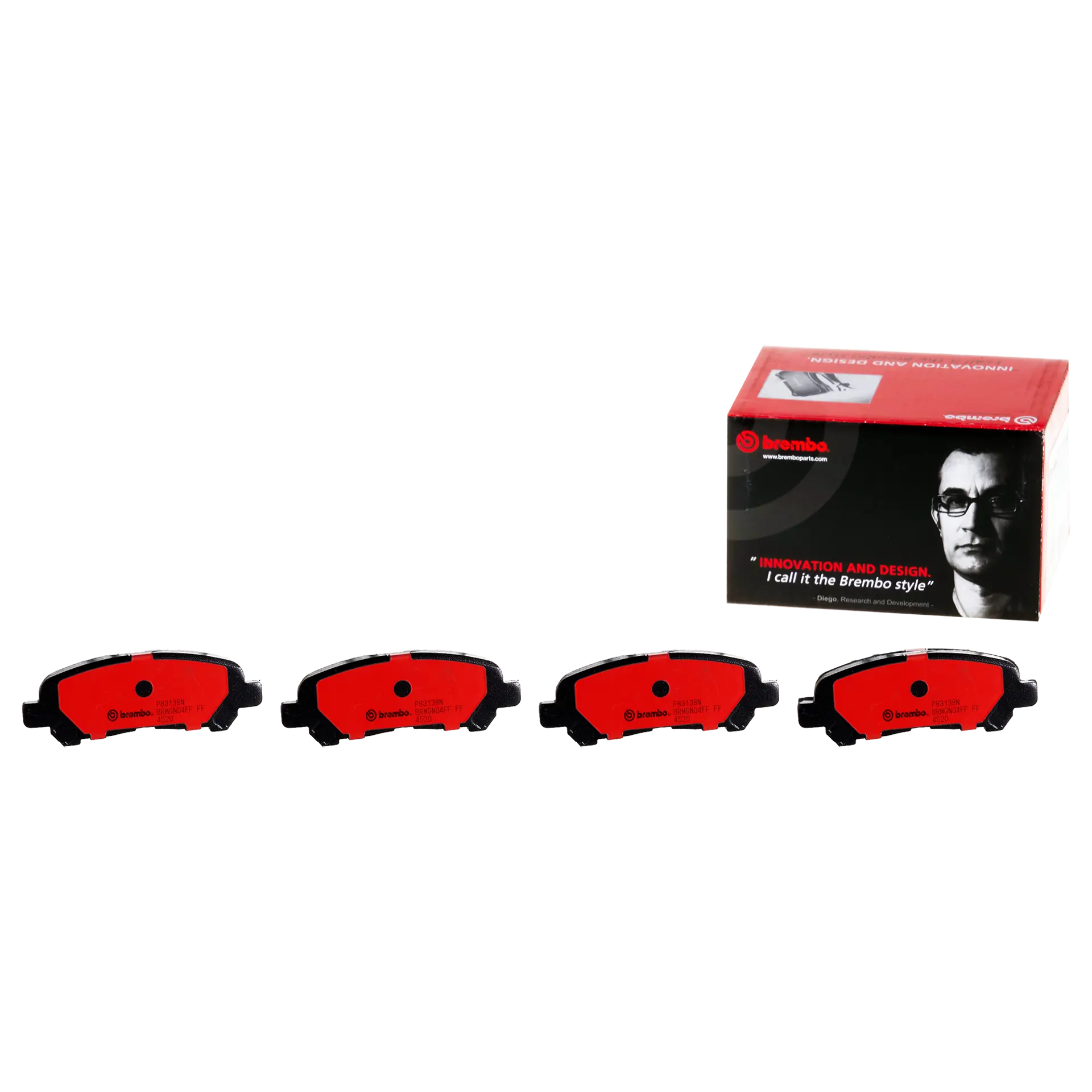 Juego de pastillas de freno BREMBO P83138N