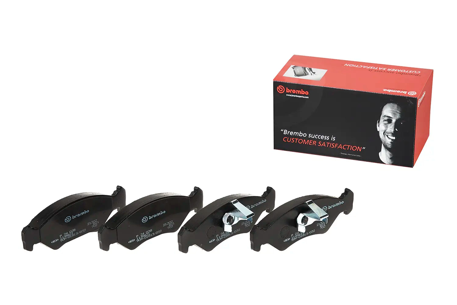 Juego de pastillas de freno BREMBO P 24 028
