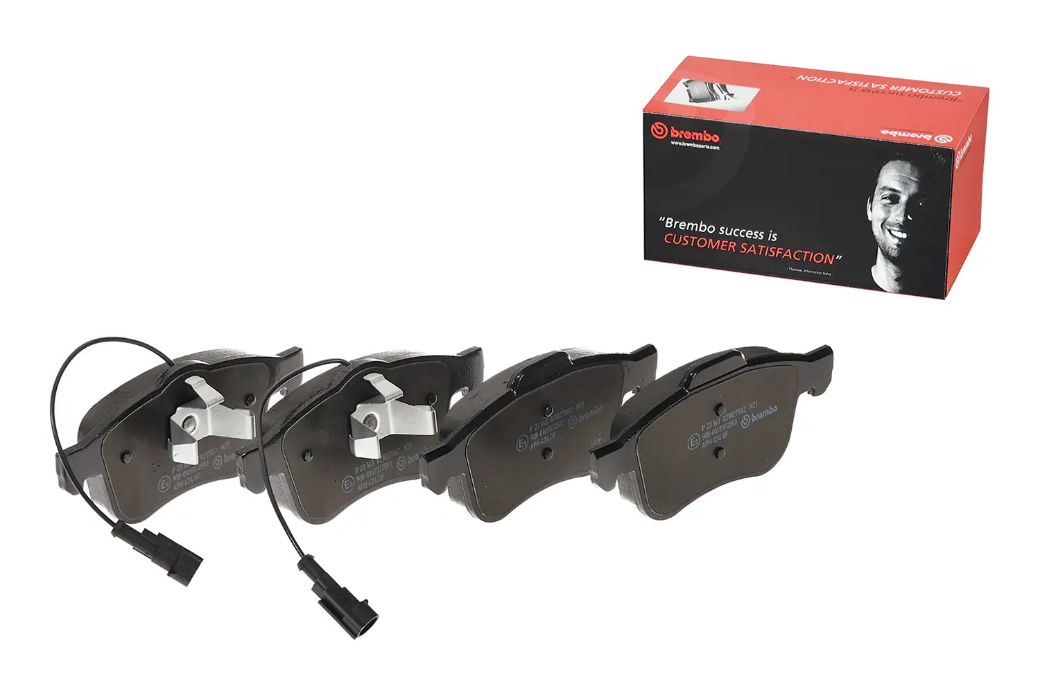 Juego de pastillas de freno BREMBO P 23 163
