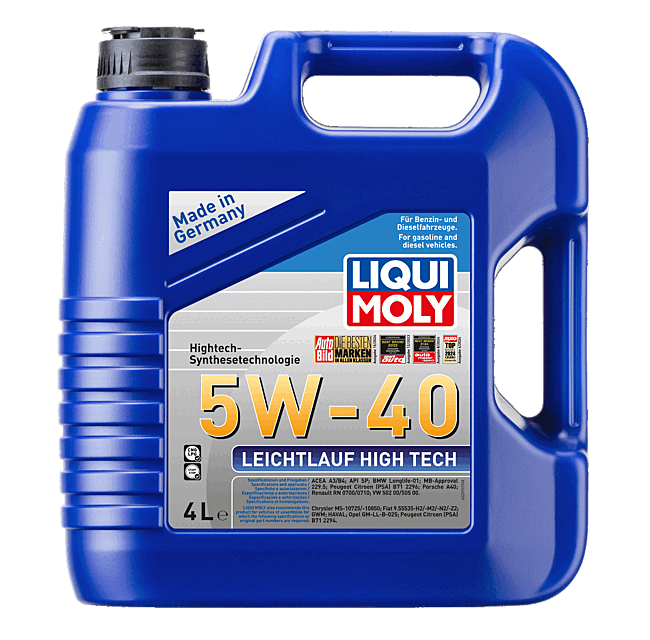 ACEITE 5W40 LEICHTLAUF HIGH TECH 4 LT