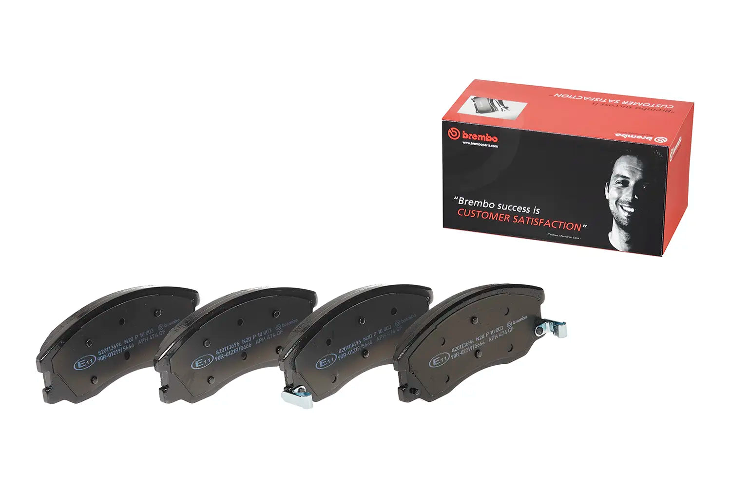 Juego de pastillas de freno BREMBO P 10 003