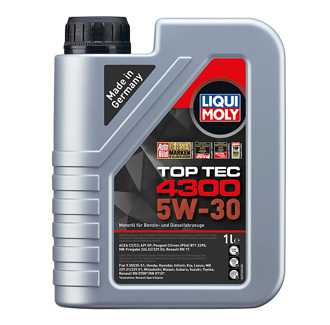 ACEITE 5W3O TOP TEC 4300 1 LT