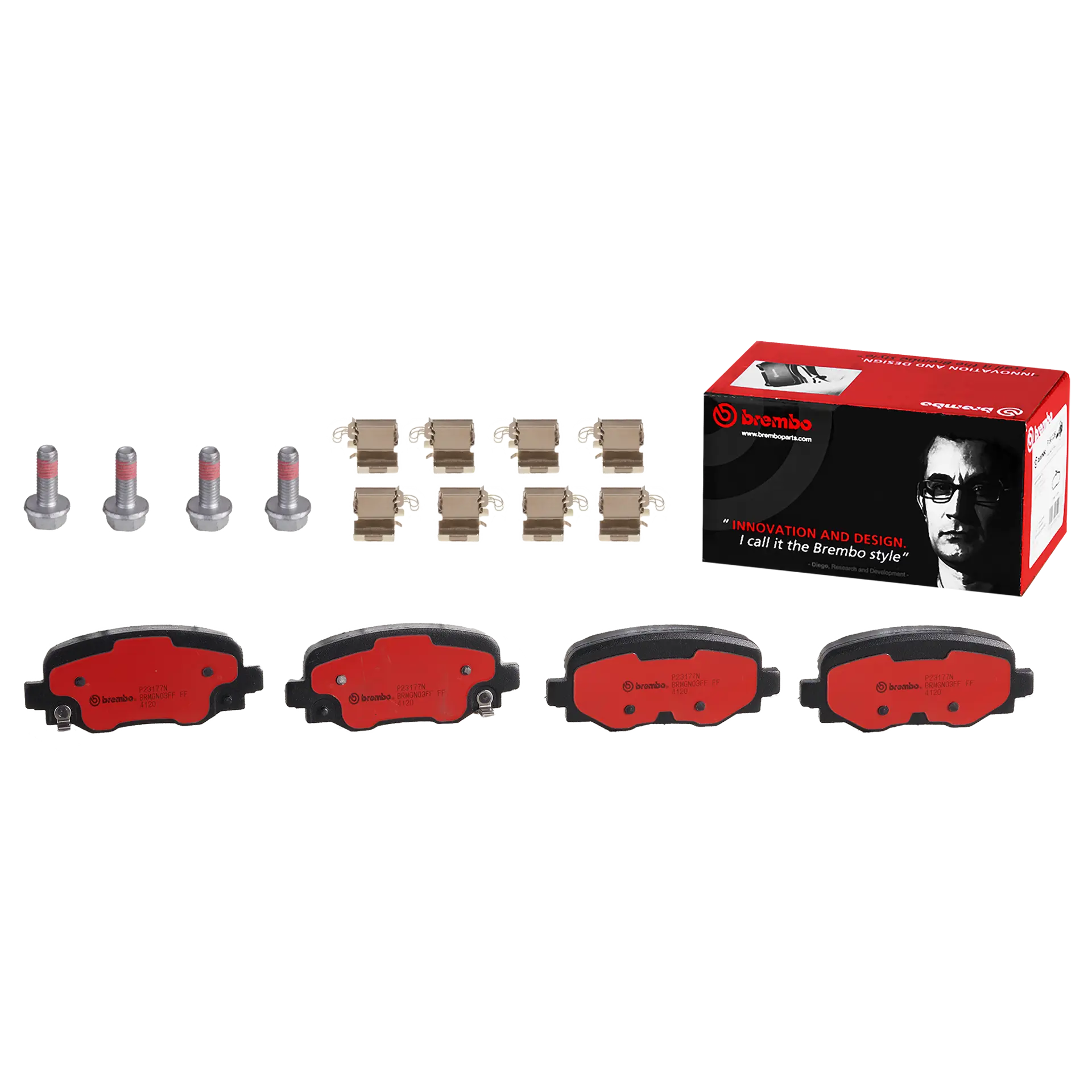 Juego de pastillas de freno BREMBO P23177N