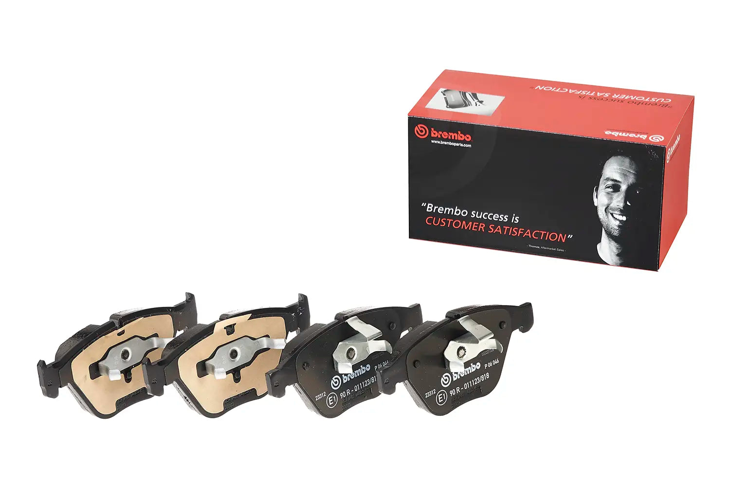 Juego de pastillas de freno BREMBO P 06 046