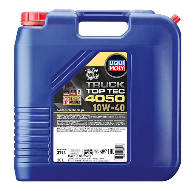 ACEITE TOP TEC TRUCK 4050 10W40 20 LT..