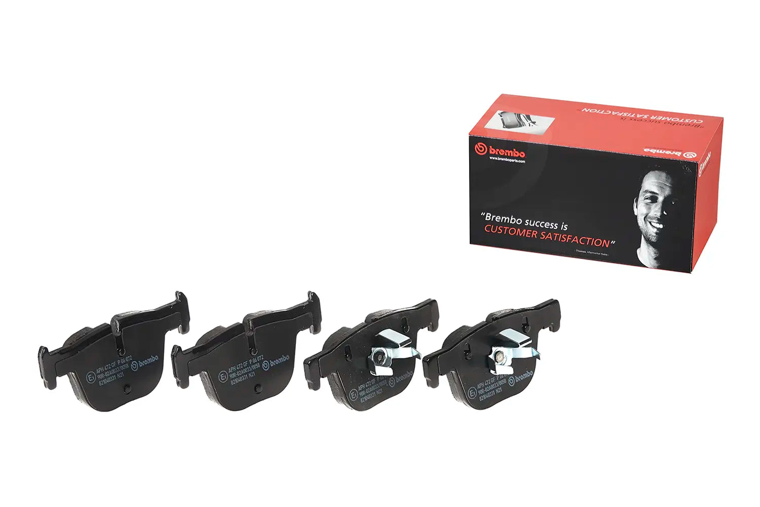 Juego de pastillas de freno BREMBO P 06 072