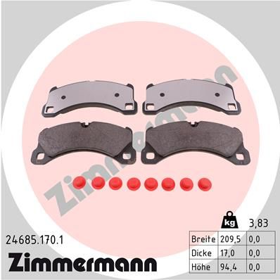 Juego de pastillas de freno ZIMMERMANN 24685.170.1