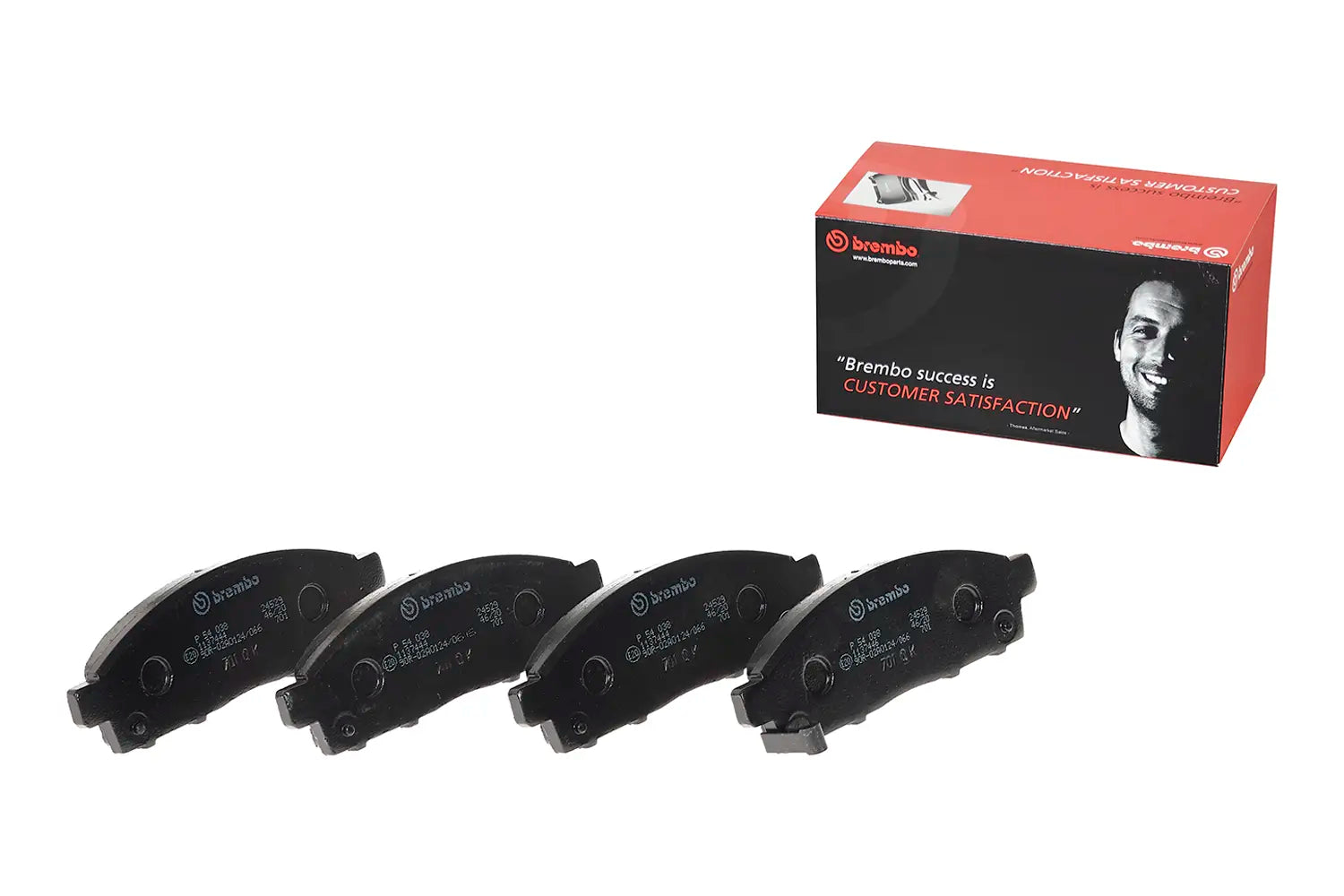 Juego de pastillas de freno BREMBO P 54 038