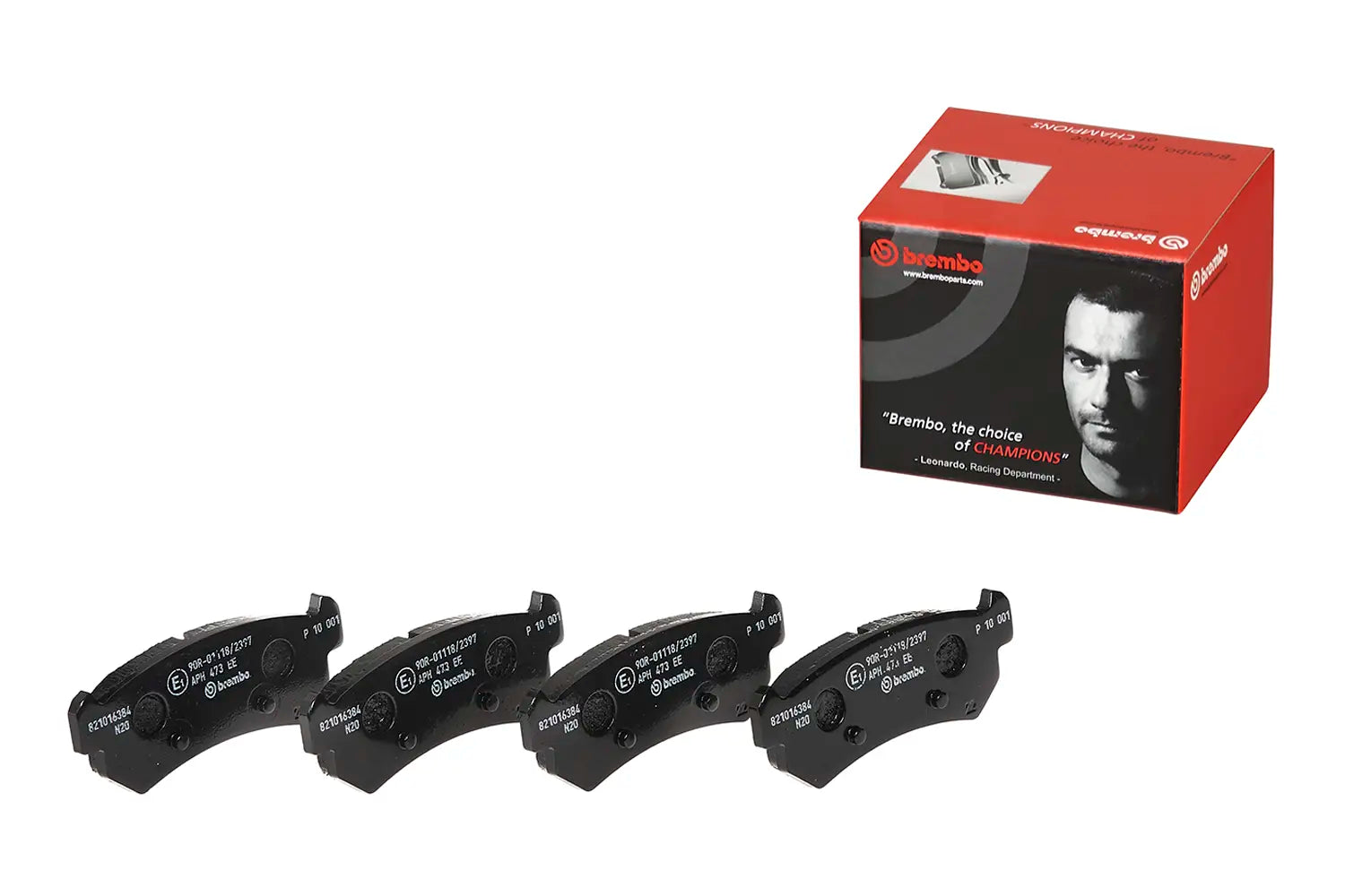 Juego de pastillas de freno BREMBO P 10 001