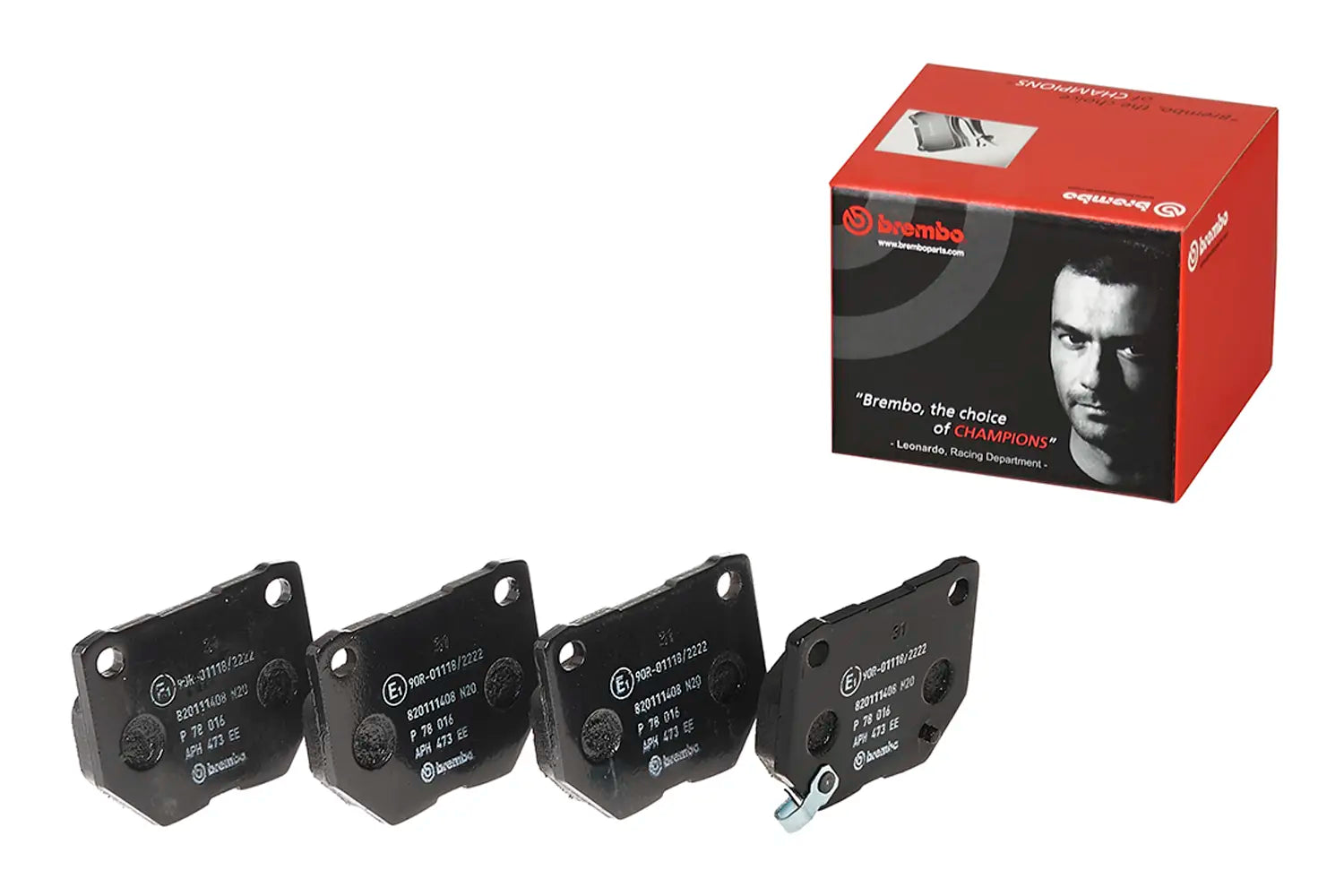 Juego de pastillas de freno BREMBO P 78 016