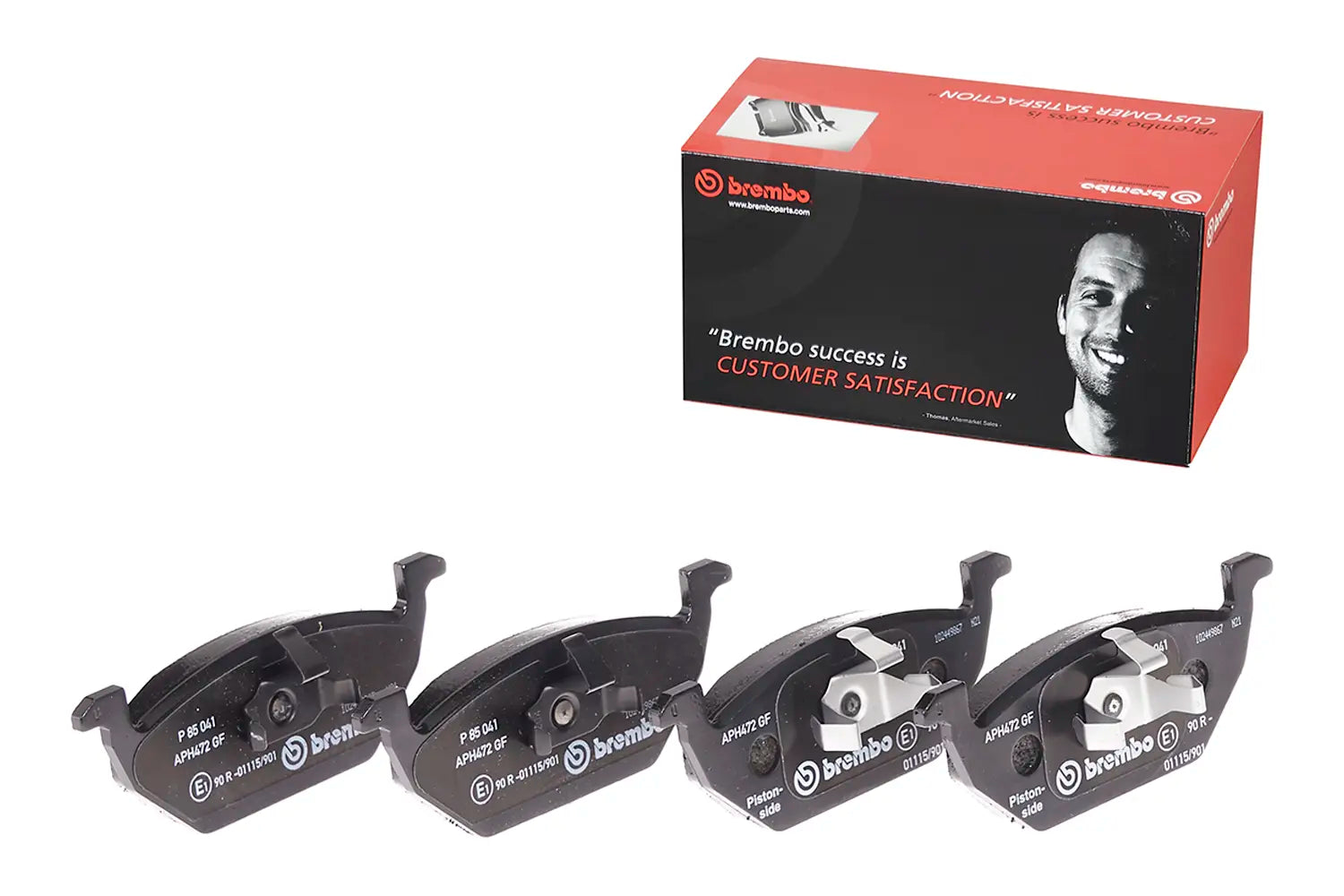 Juego de pastillas de freno BREMBO P 85 041
