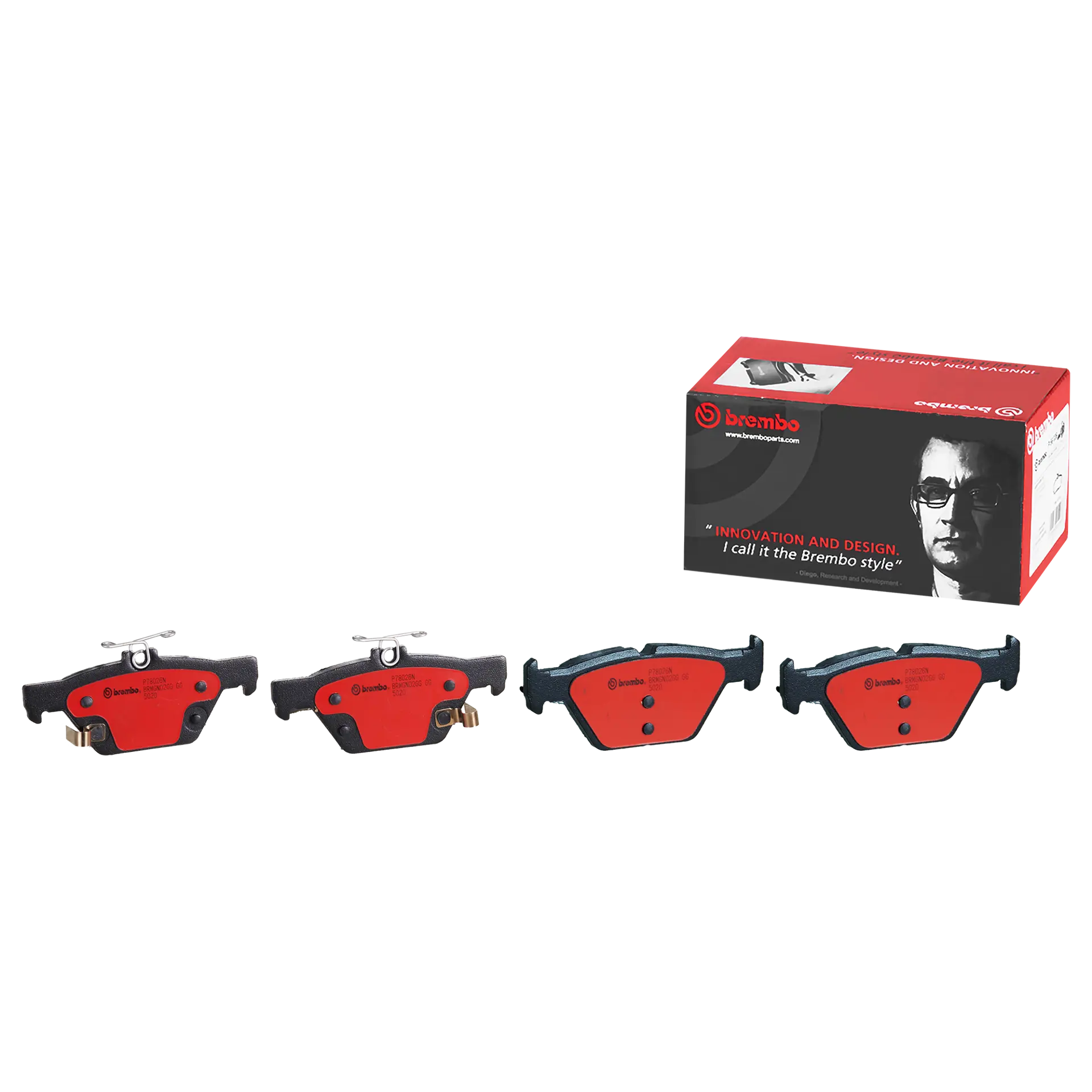 Juego de pastillas de freno BREMBO P78026N