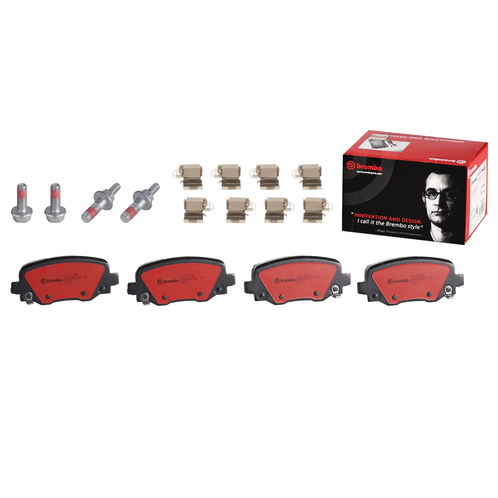 Juego de pastillas de freno BREMBO P37020N