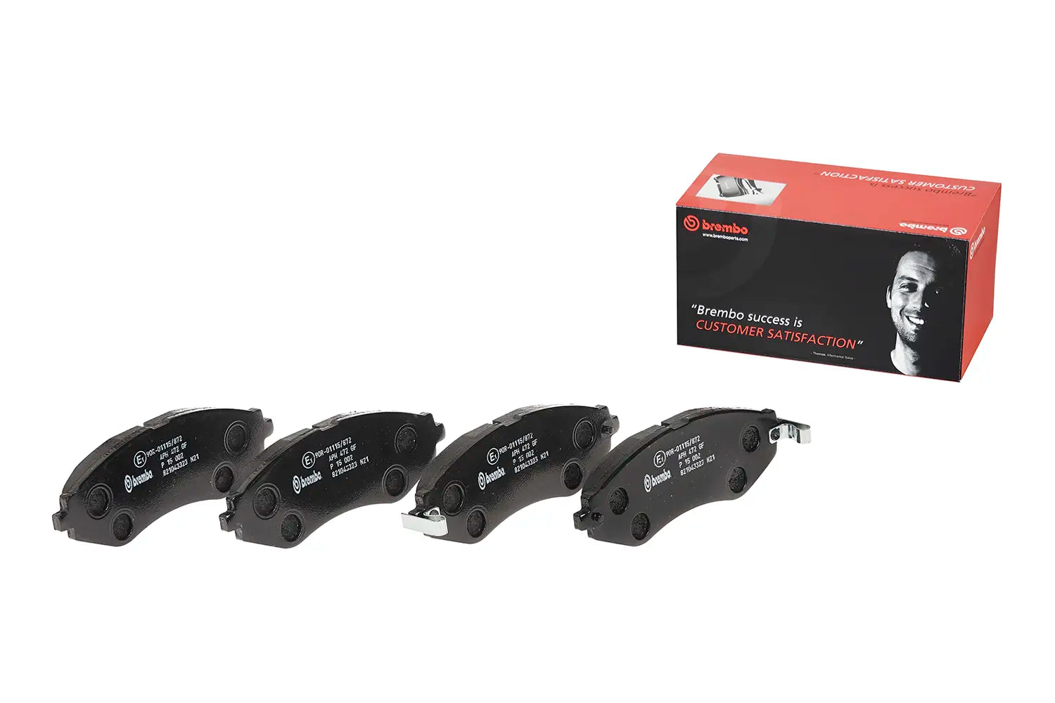 Juego de pastillas de freno BREMBO P 15 002