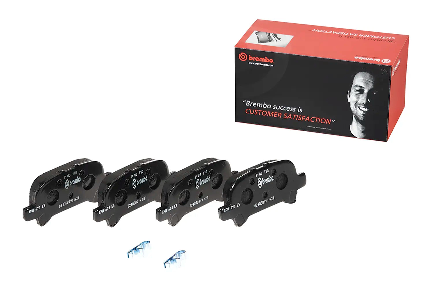 Juego de pastillas de freno BREMBO P 83 110