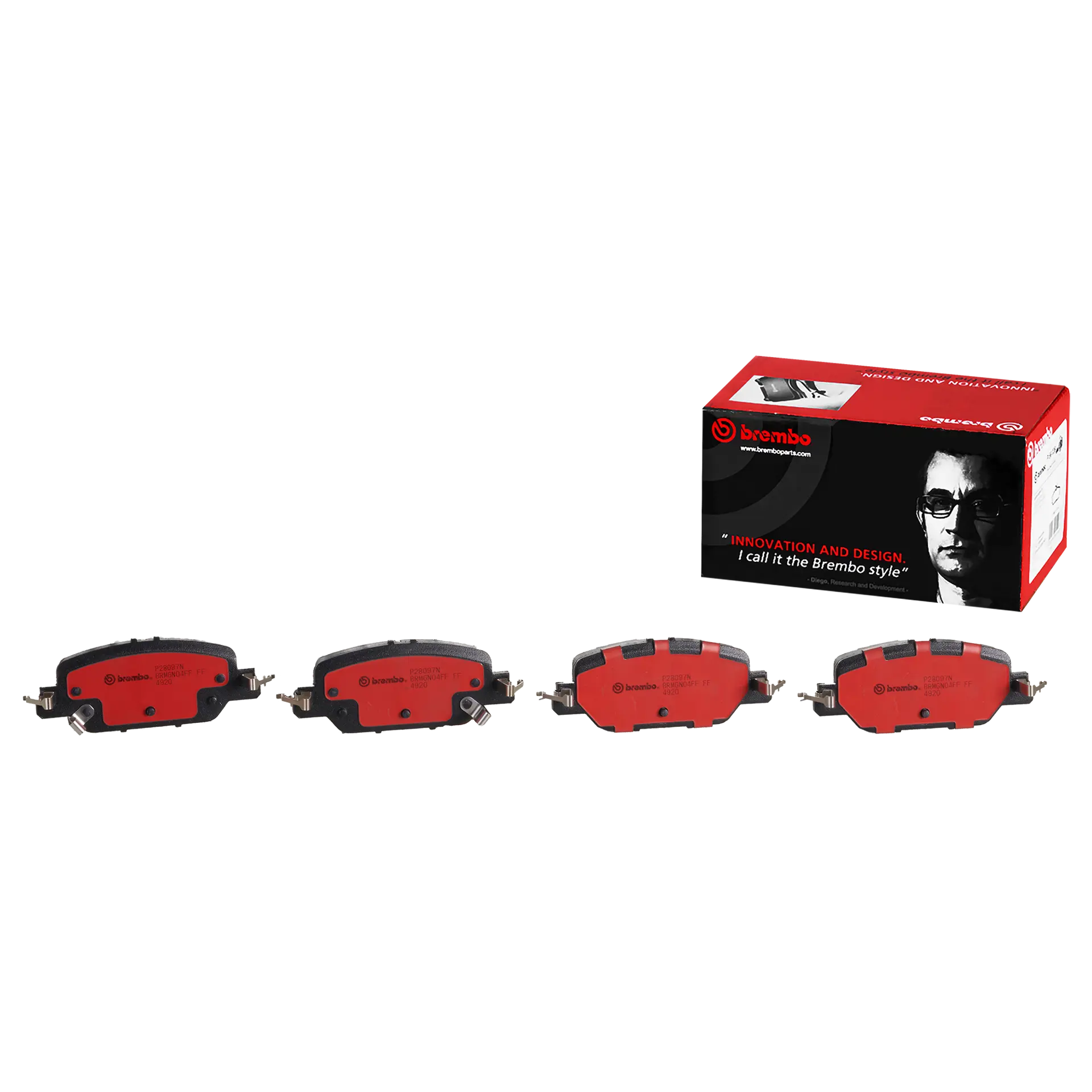 Juego de pastillas de freno BREMBO P28097N