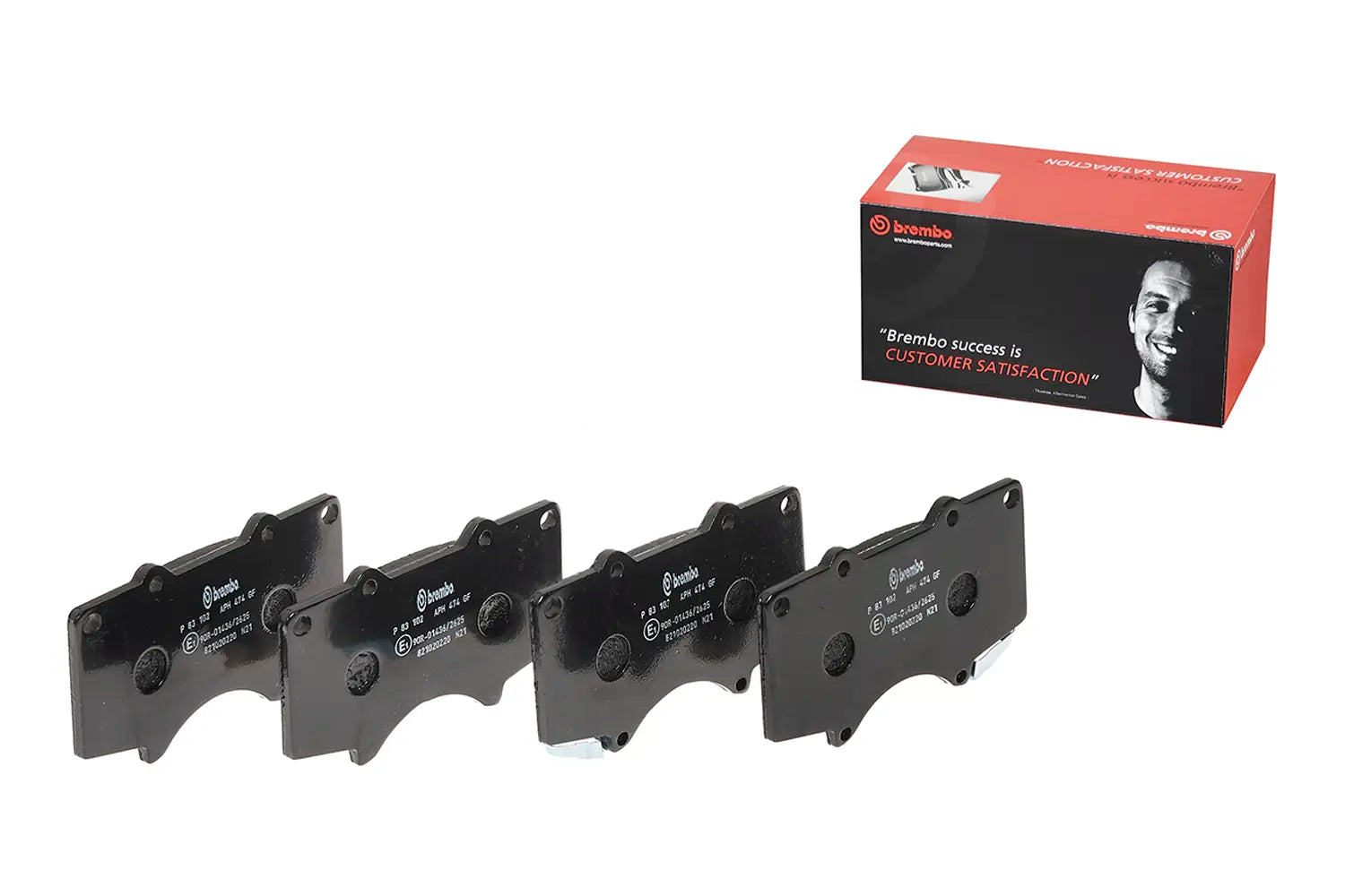 Juego de pastillas de freno BREMBO P 83 102
