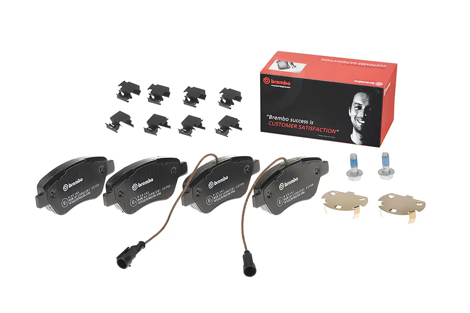 Juego de pastillas de freno BREMBO P 23 141