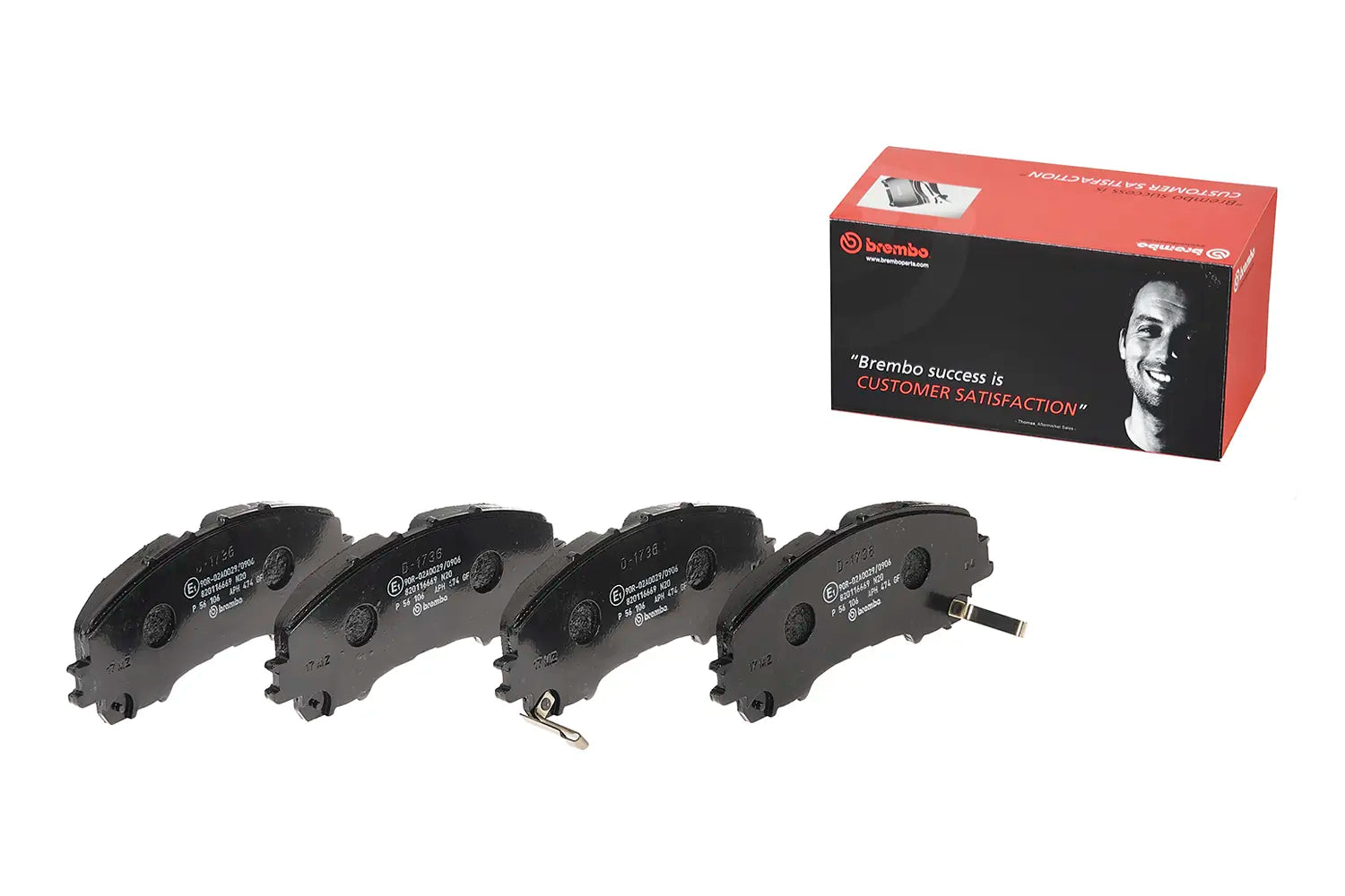 Juego de pastillas de freno BREMBO P 56 106