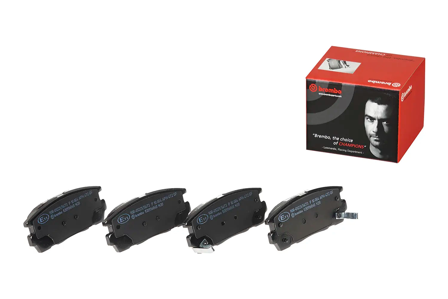 Juego de pastillas de freno BREMBO P 10 004