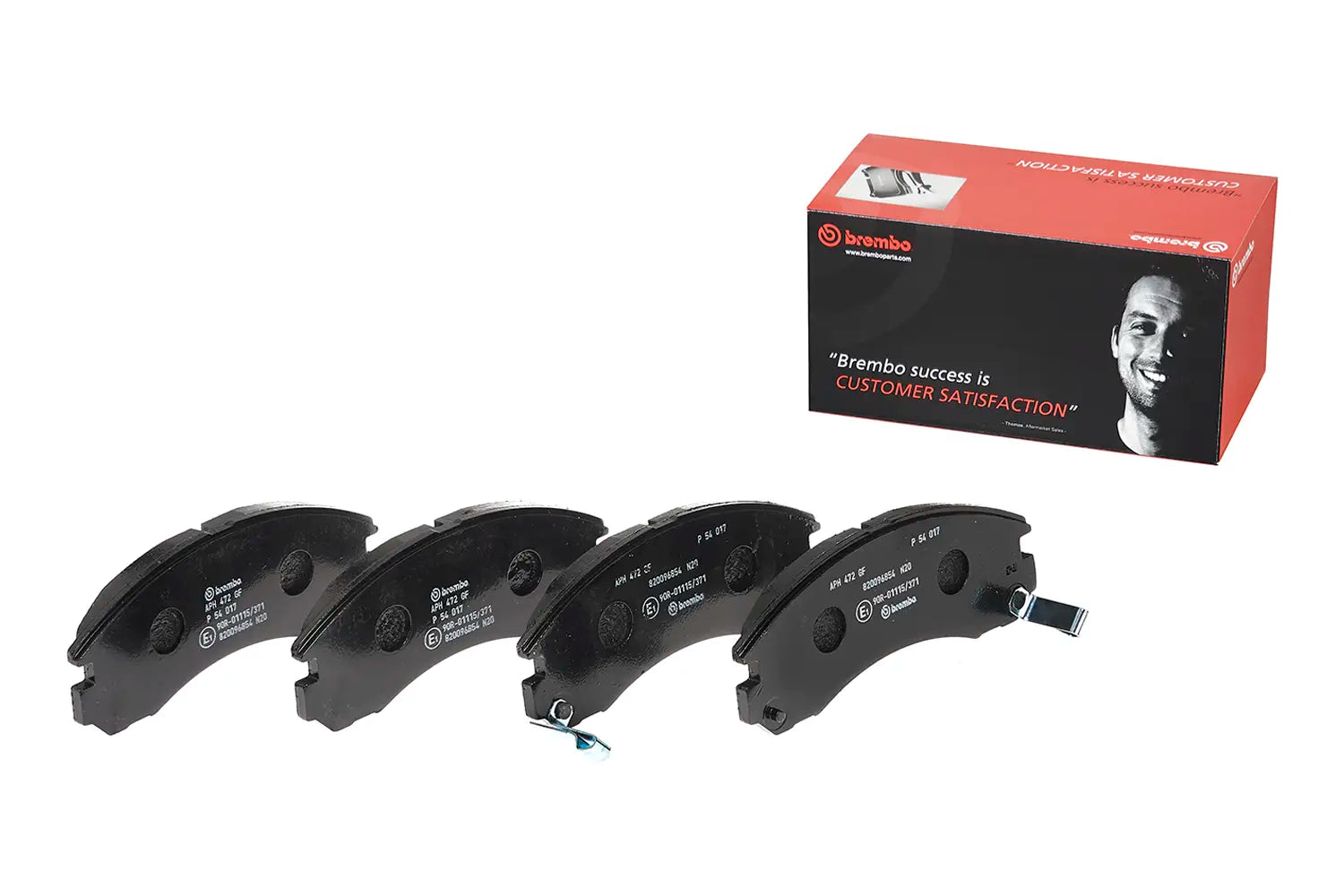 Juego de pastillas de freno BREMBO P 54 017