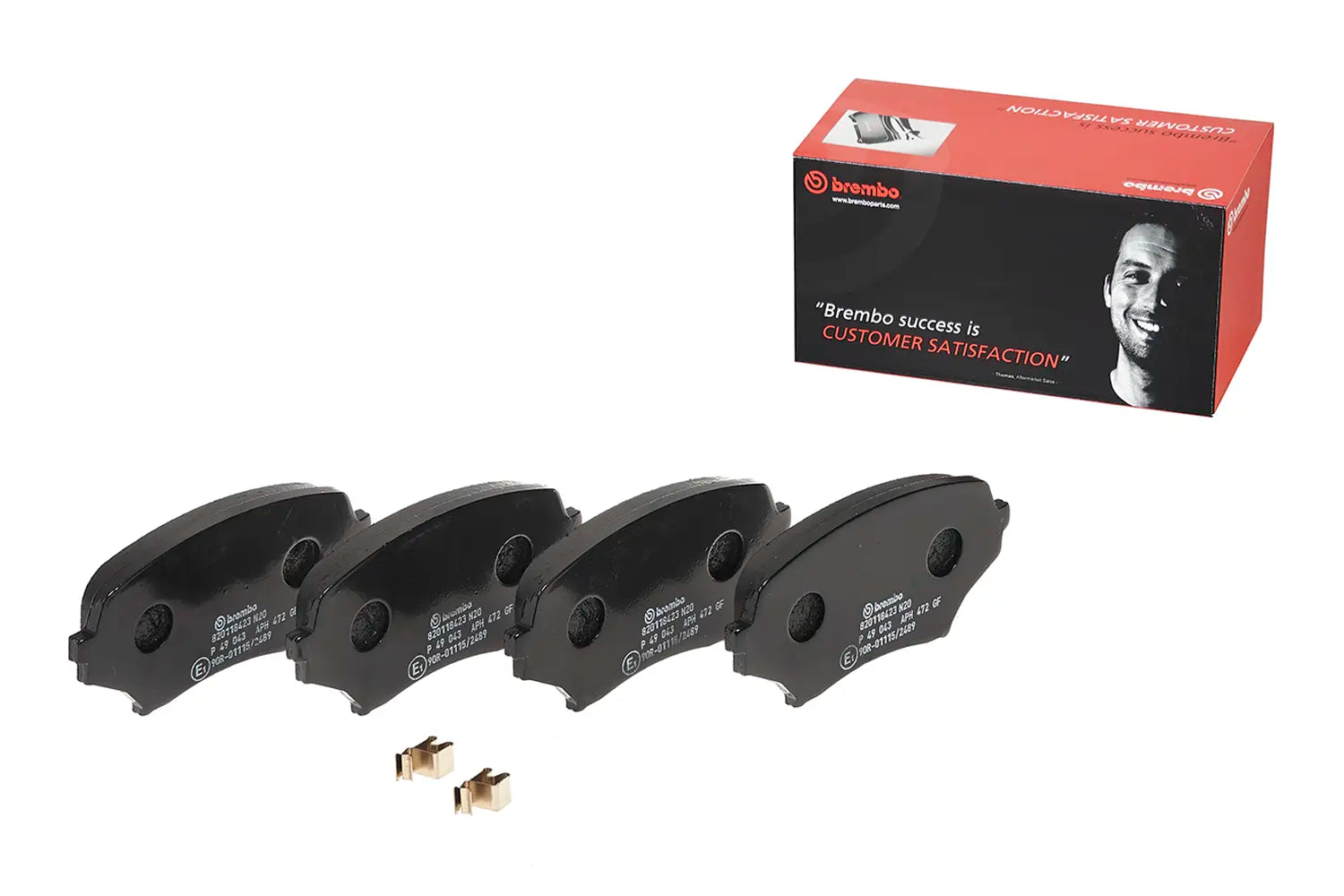 Juego de pastillas de freno BREMBO P 49 043