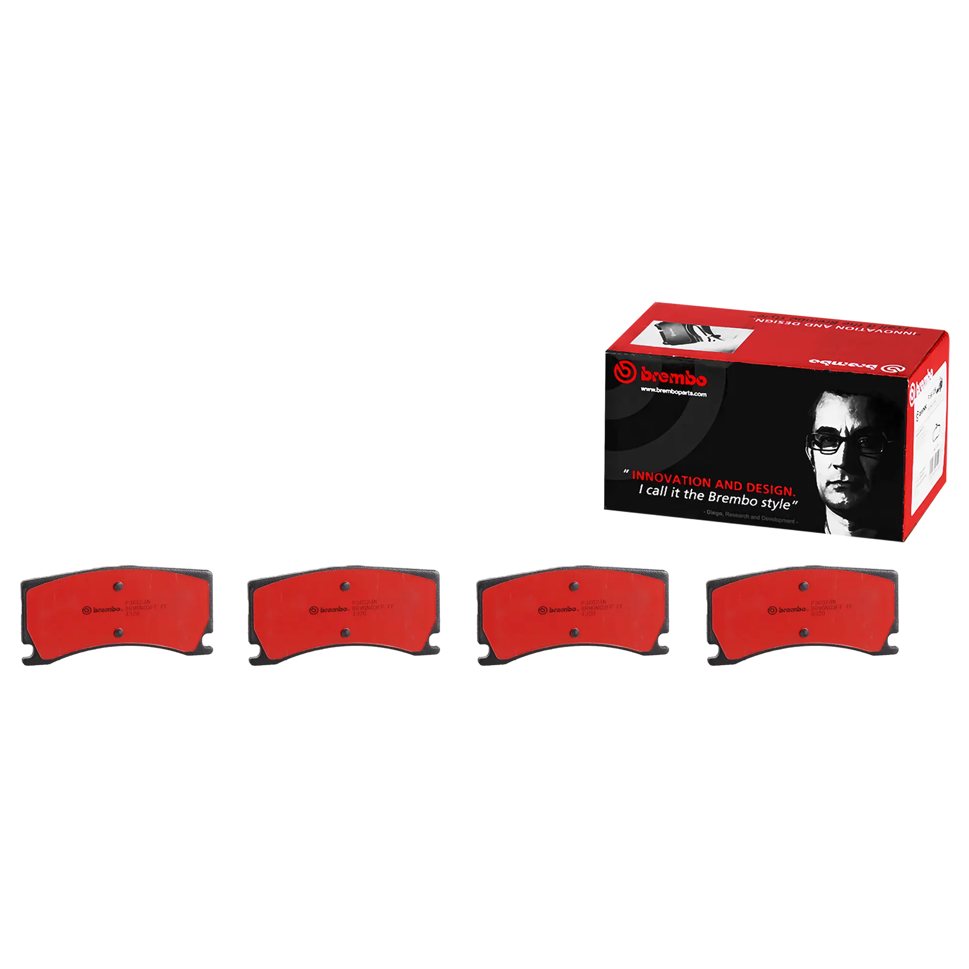 Juego de pastillas de freno BREMBO P36024N