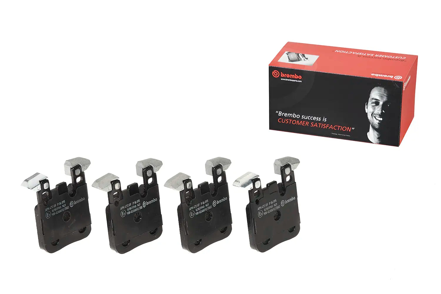 Juego de pastillas de freno BREMBO P 06 095