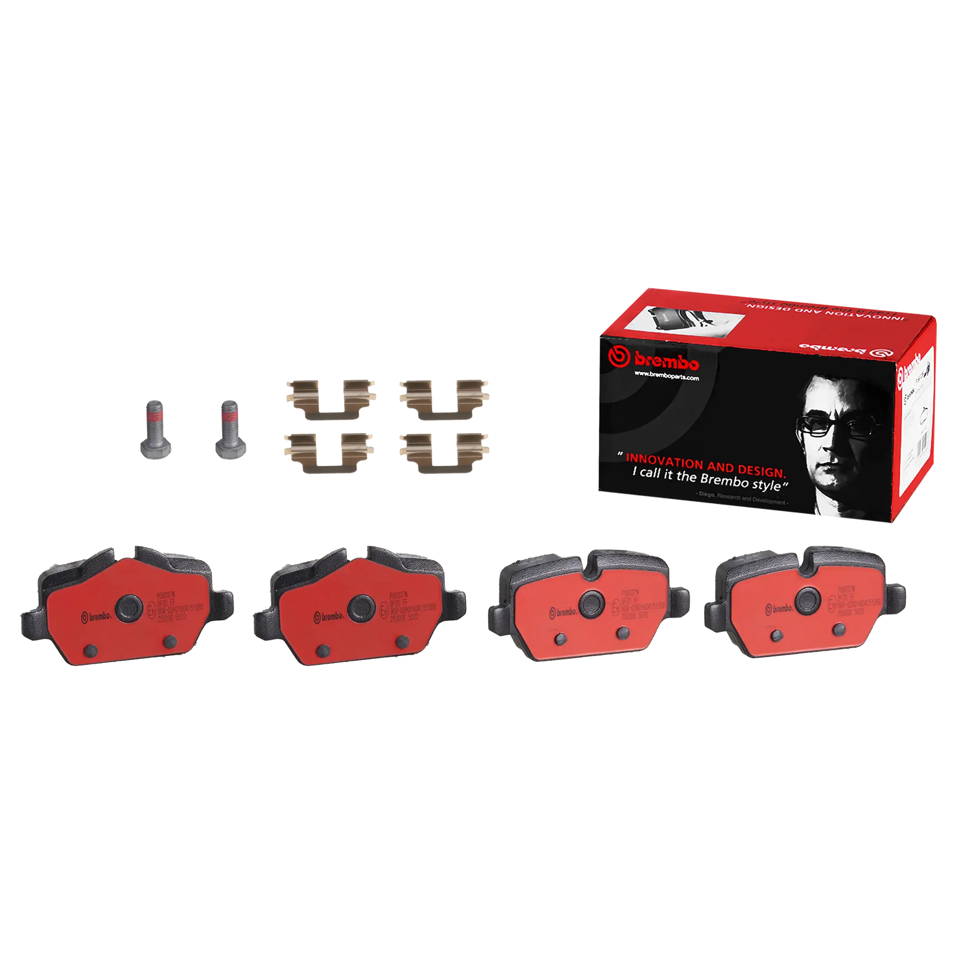 Juego de pastillas de freno BREMBO P06037N