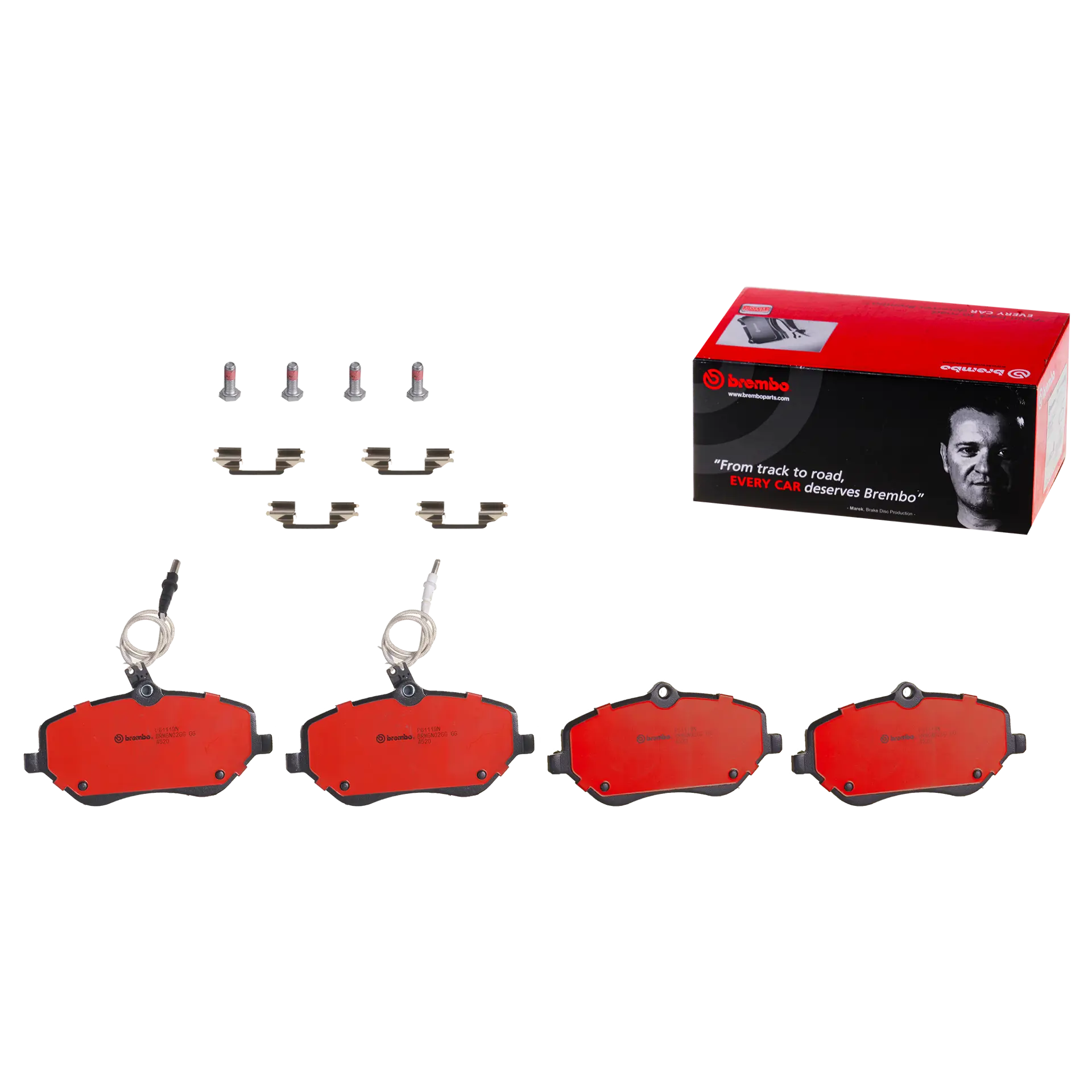 Juego de pastillas de freno BREMBO P61119N