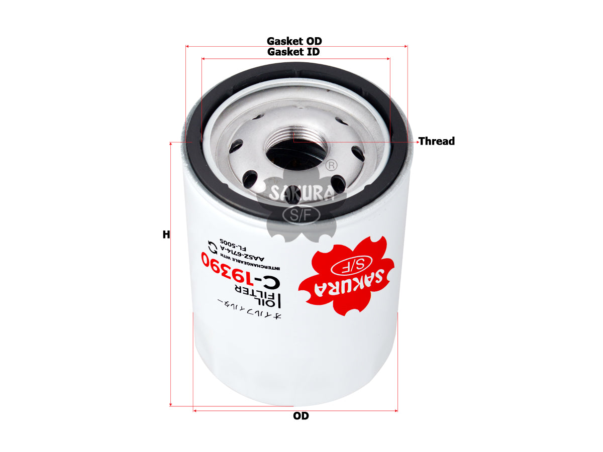 Filtro de aceite SAKURA Automotive C-19390