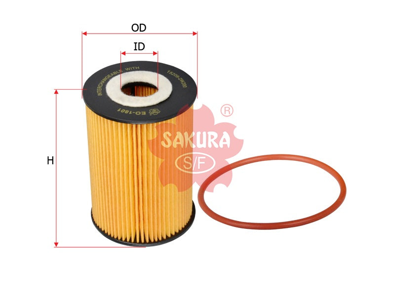 Filtro de aceite SAKURA Automotive EO-1801
