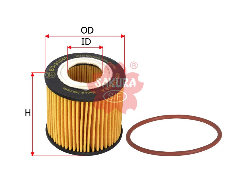Filtro de aceite SAKURA Automotive EO-31040