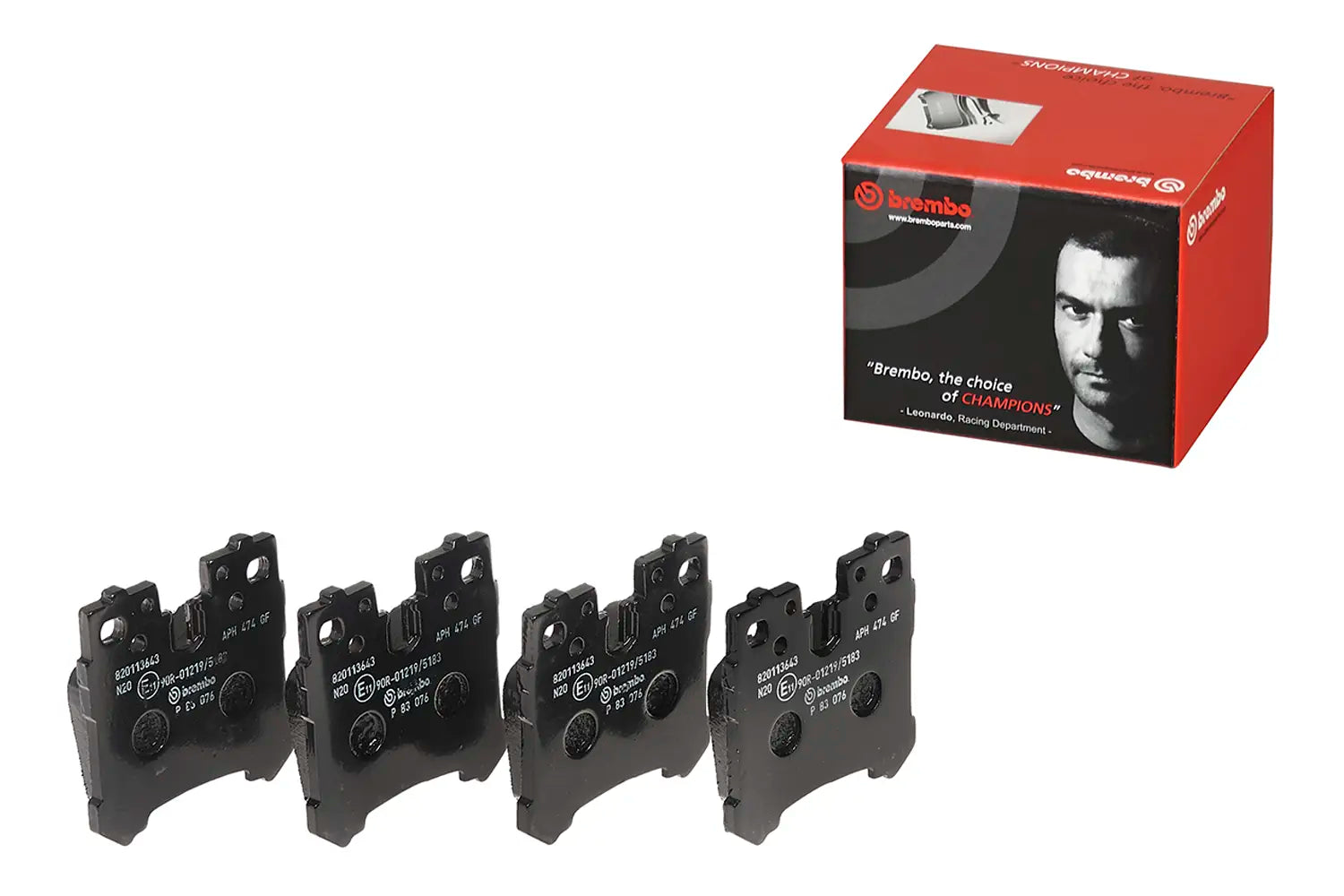 Juego de pastillas de freno BREMBO P 83 076