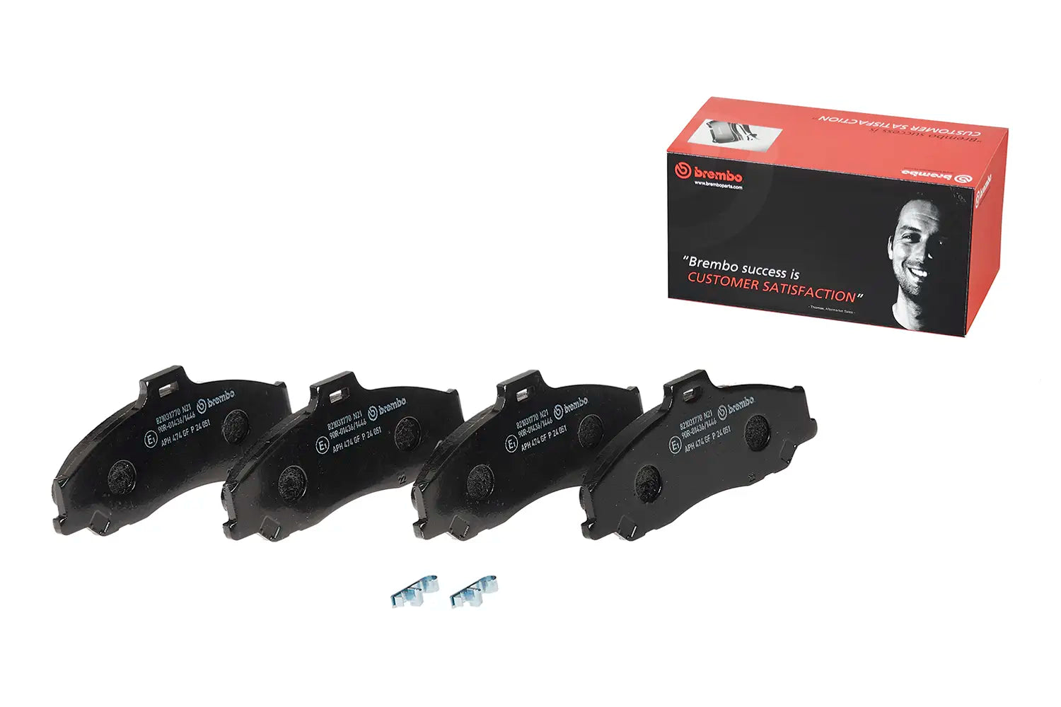 Juego de pastillas de freno BREMBO P 24 051