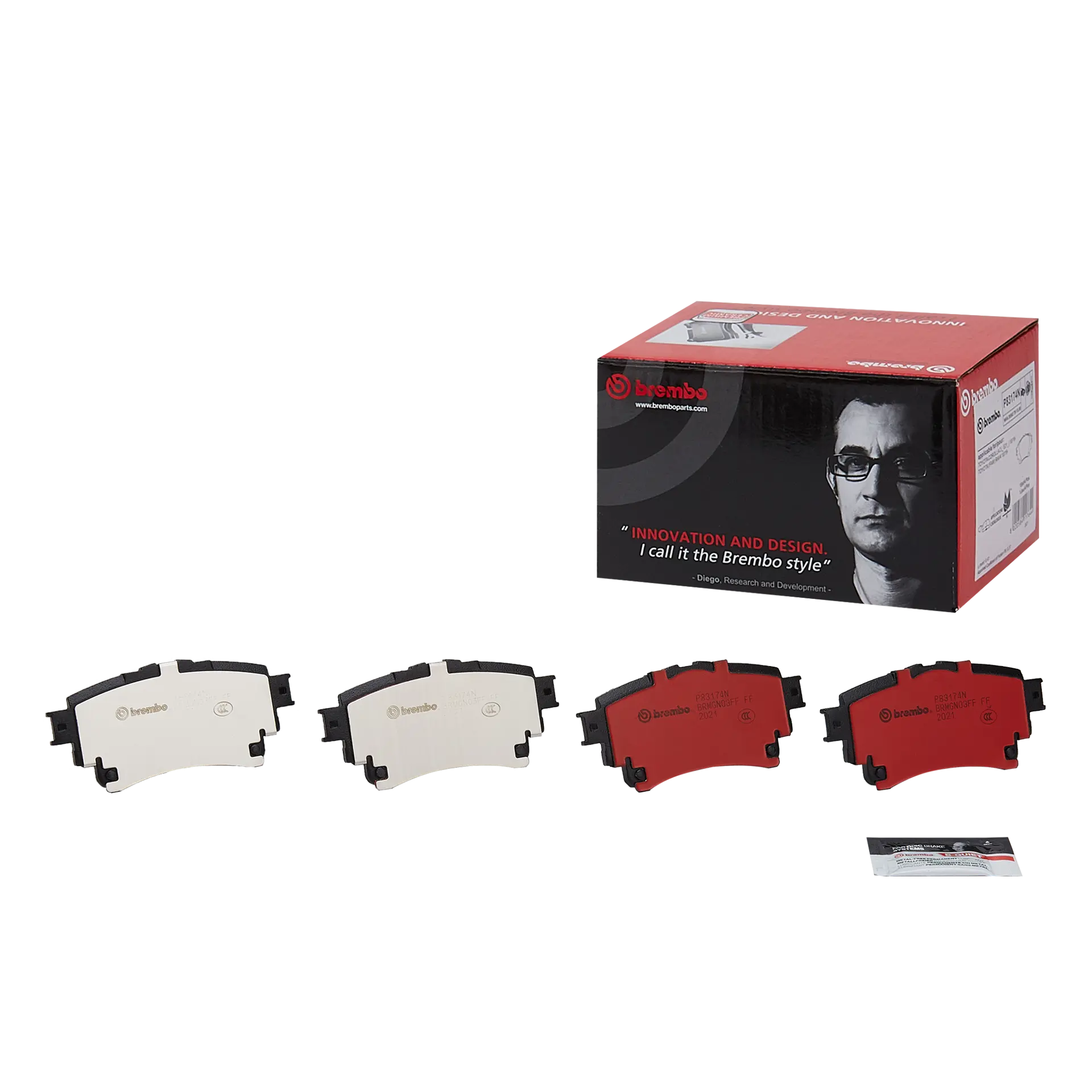 Juego de pastillas de freno BREMBO P83174N