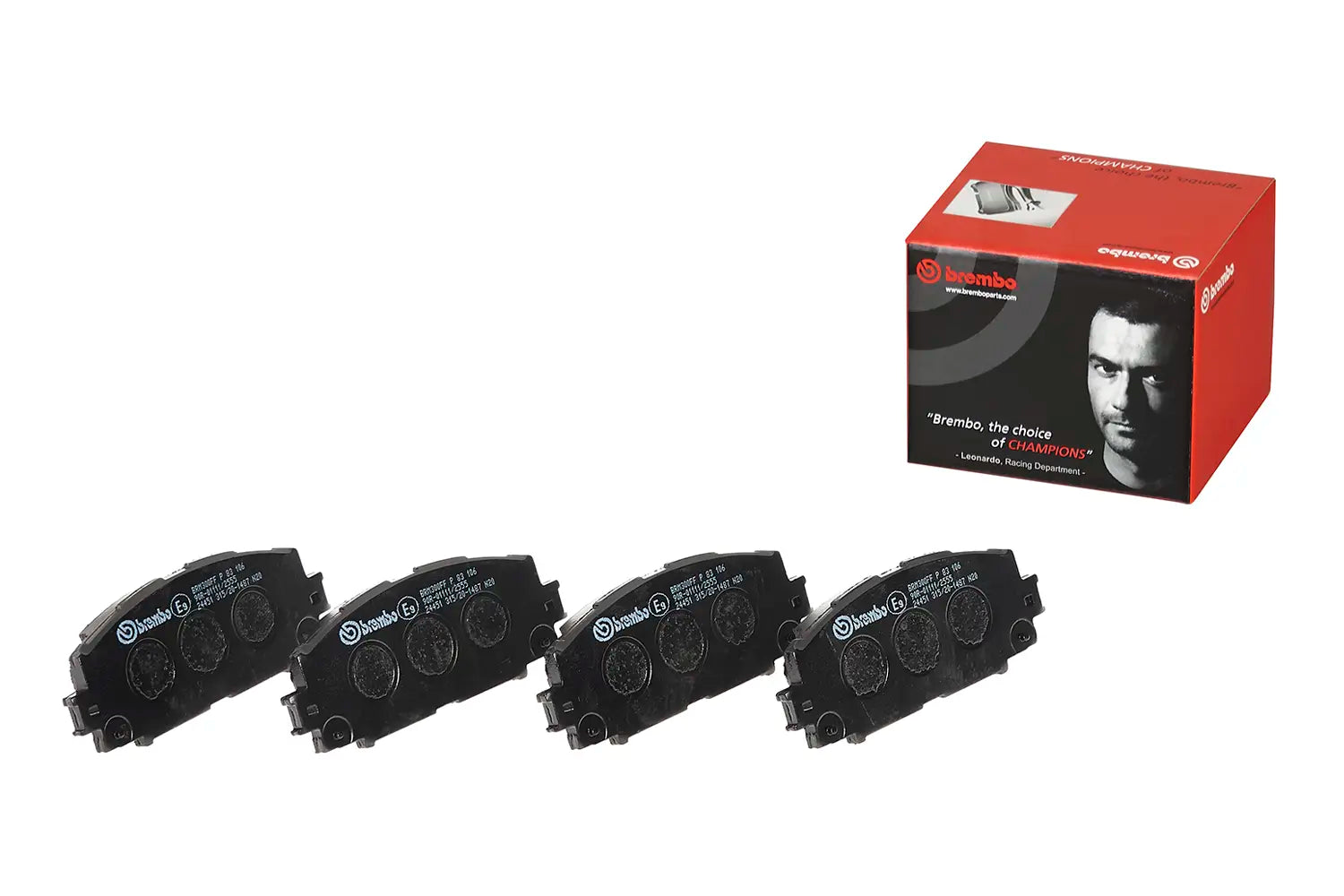 Juego de pastillas de freno BREMBO P 83 106