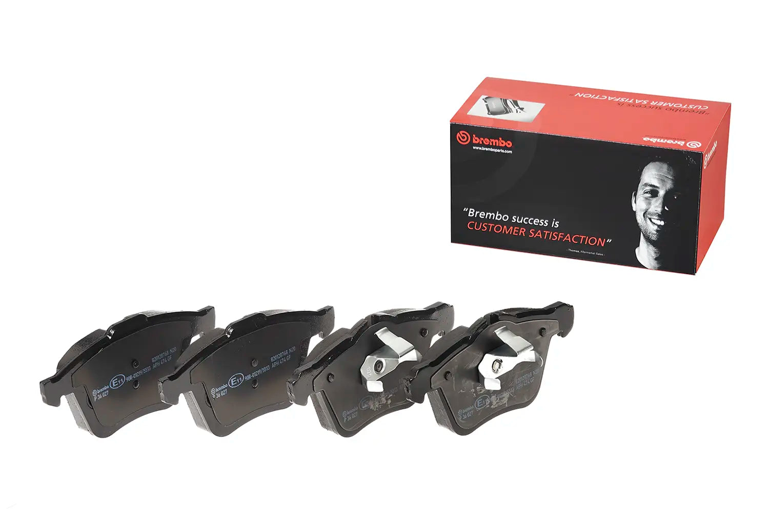 Juego de pastillas de freno BREMBO P 36 027