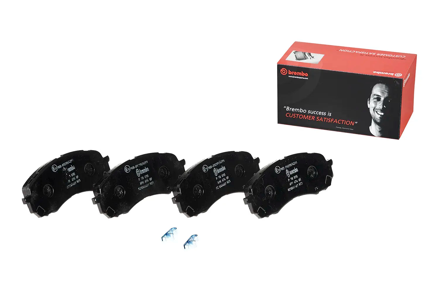 Juego de pastillas de freno BREMBO P 78 015
