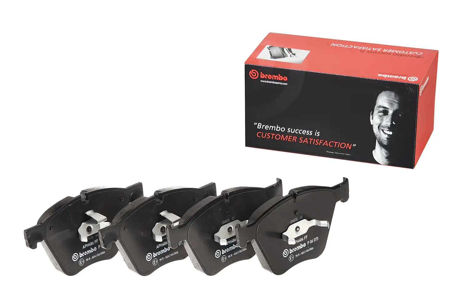 Juego de pastillas de freno BREMBO P 06 073