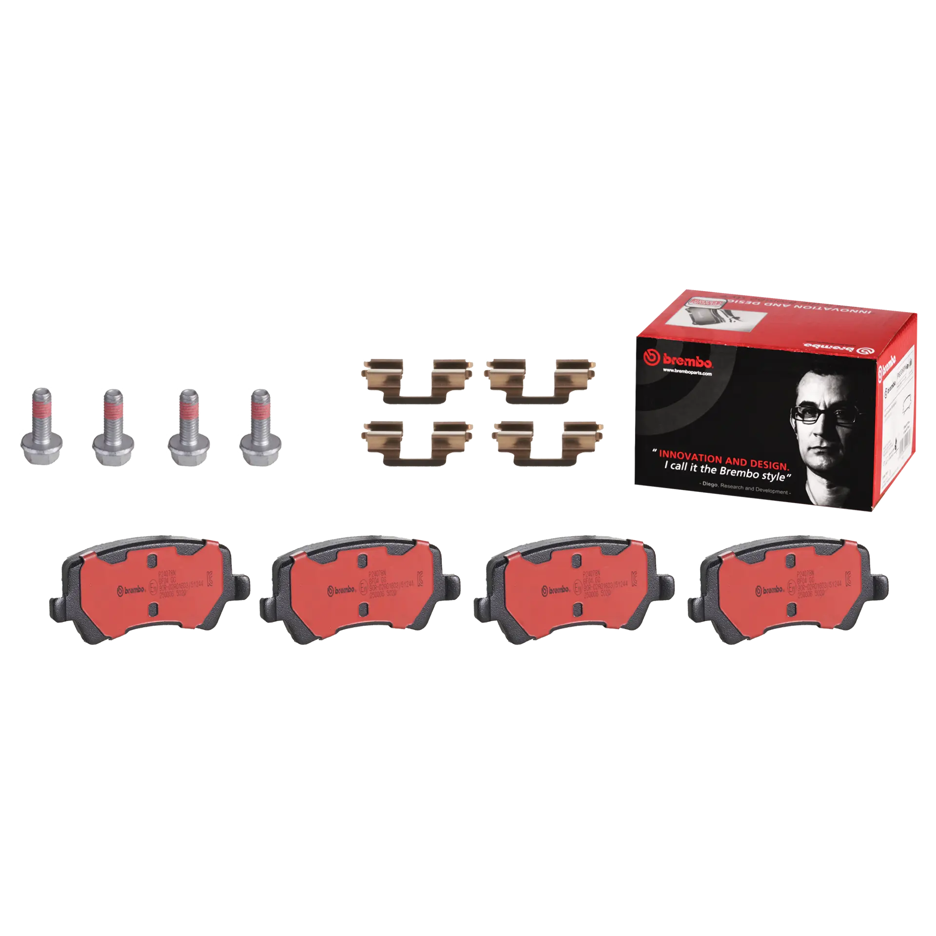 Juego de pastillas de freno BREMBO P24078N