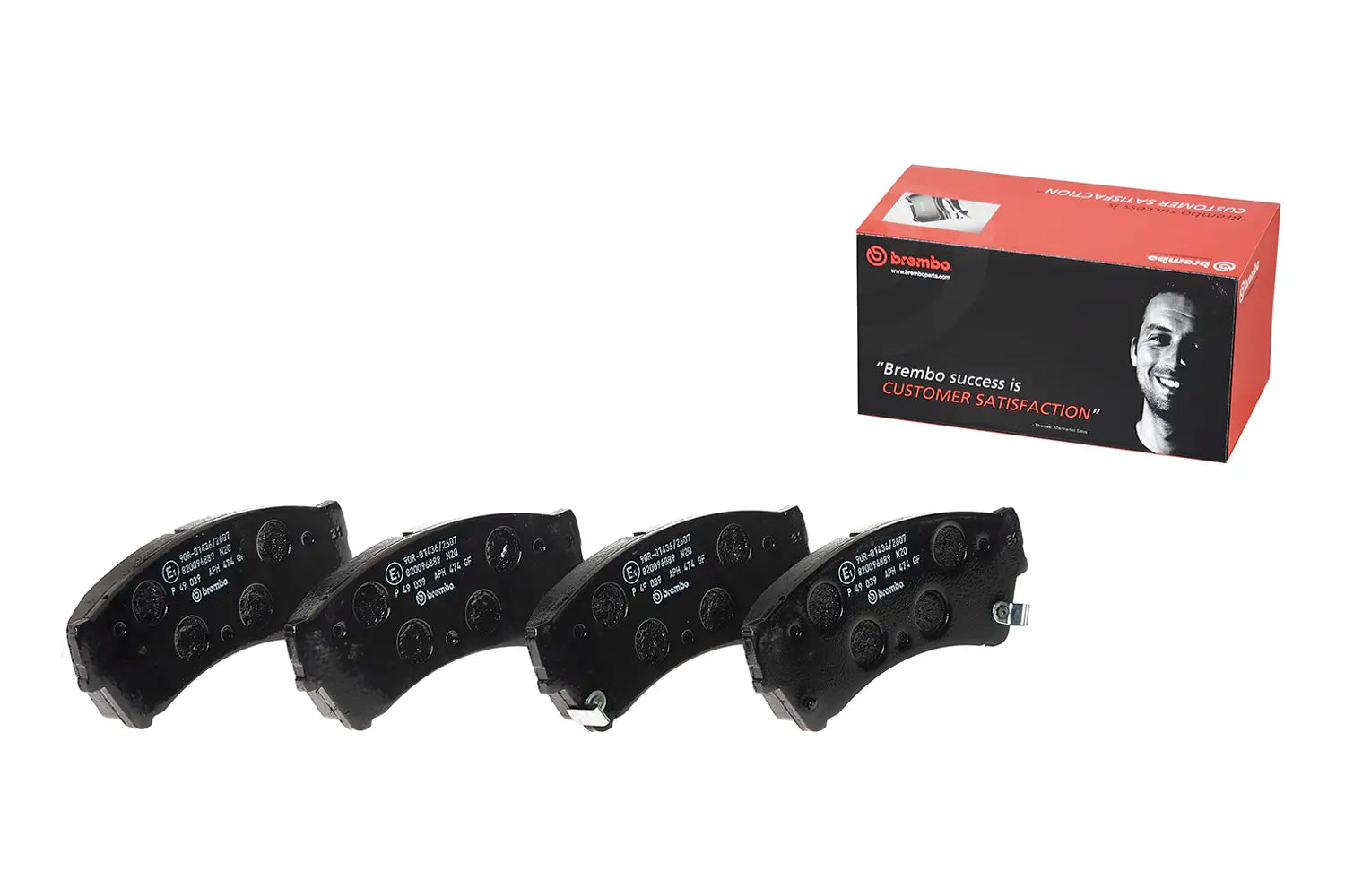 Juego de pastillas de freno BREMBO P 49 039