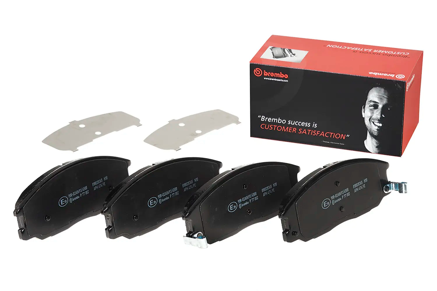Juego de pastillas de freno BREMBO P 77 002